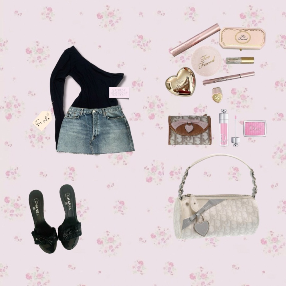 Cute one sleeve body suit ♡︎